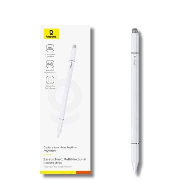 Bút Cảm Ứng Thụ Động Baseus Smooth Writing III 3 trong 1 cho Tablet, điện thoại